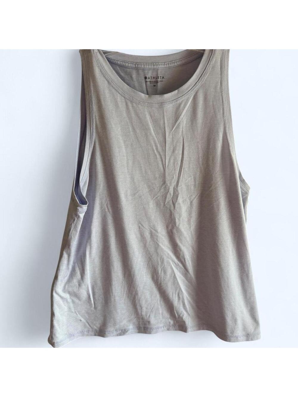Athleta Women's Grey and Khaki Vests-tanks-cami